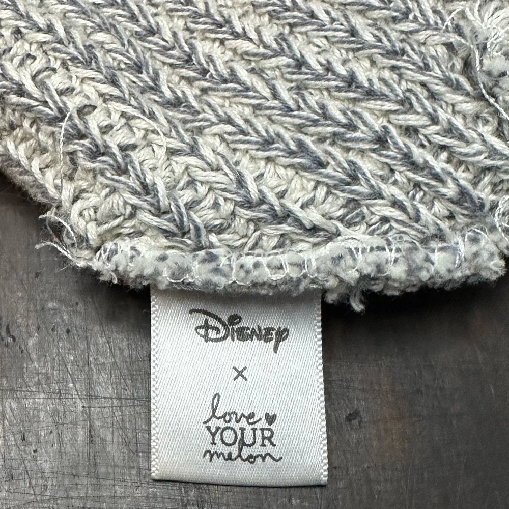 3/$20💥 NWOT Love Your Melon For Disney Minnie Mouse‎ Grey Knit Beanie Hat